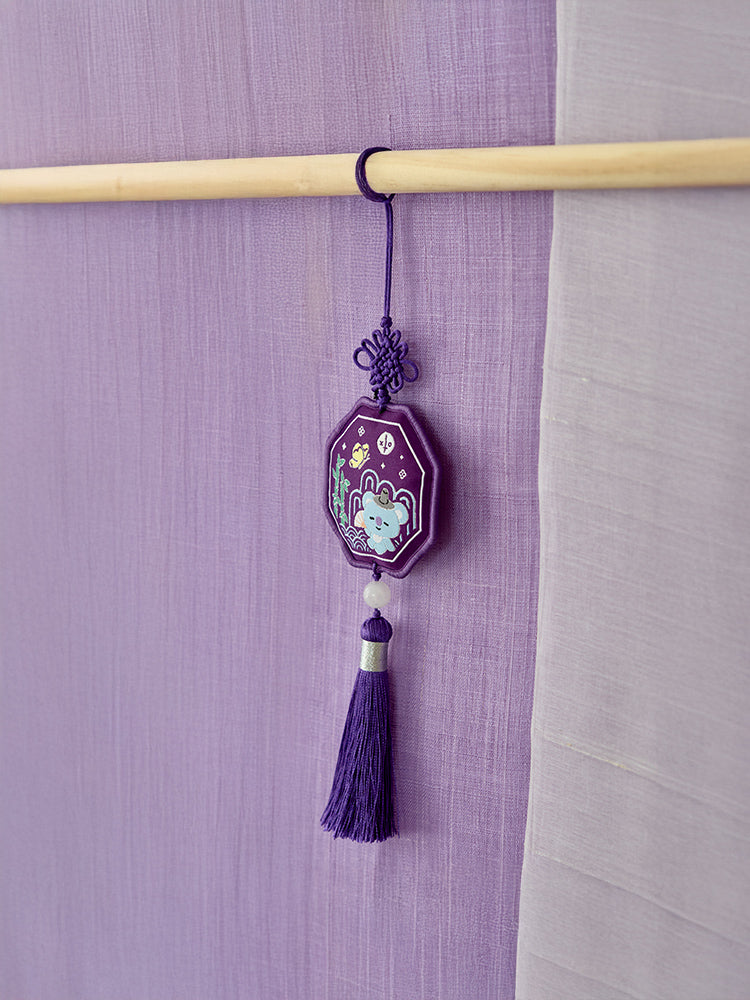 BT21 KOYA Premium K Edition Embroidery Testle Keyring