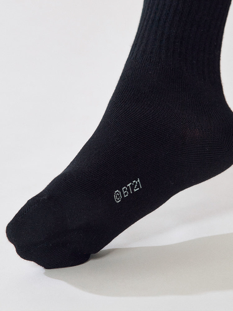 BT21 RJ Basic Lip Embroidery Socks