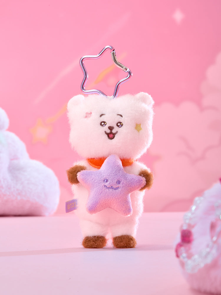 BT21 The Journey Purple Star doll key ring
