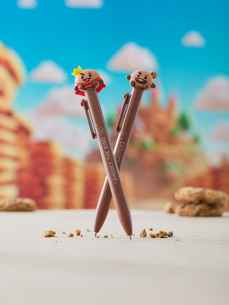 BT21 SHOOKY The King & BAKY Figure Ballpoint Pen