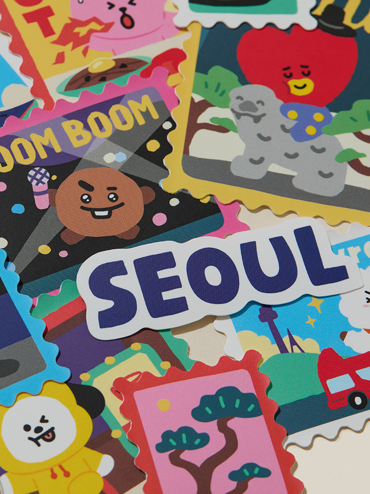 BT21 Seoul Edition Sticker Pack