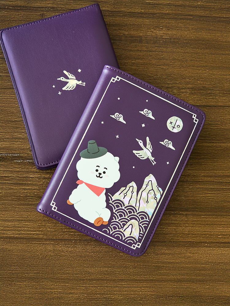 BT21 RJ Premium K Edition Mother-of-Pearl Graphic Passport Case