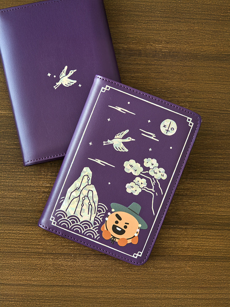 BT21 SHOOKY Premium K Edition Mother-of-pearl Graphic Passport Case