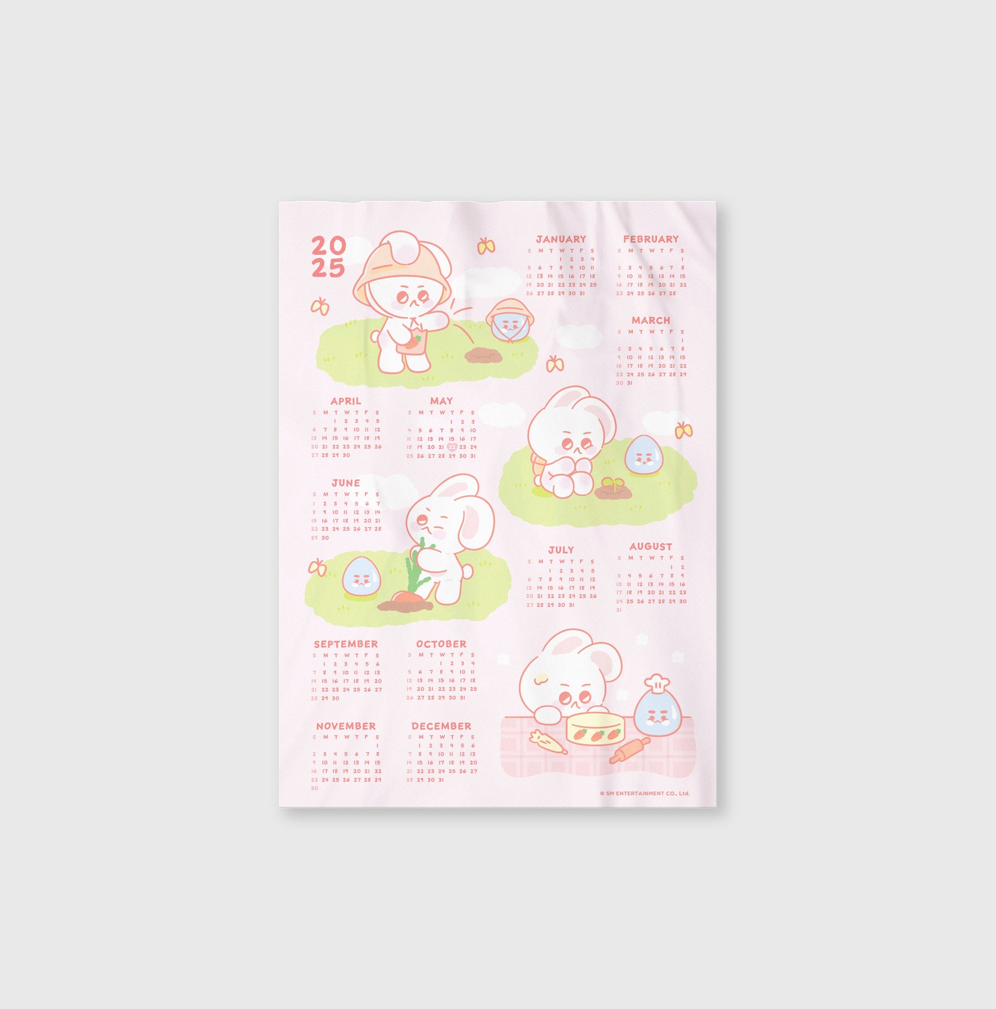 FABRIC CALENDAR - 2025 SUHO CONCERT ENCORE MD