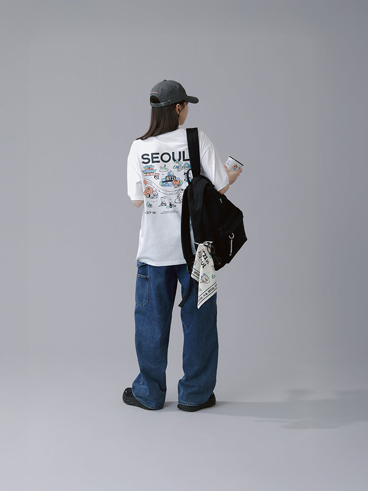 BT21 Seoul Edition Short Sleeve T-shirt VER.1 (White)