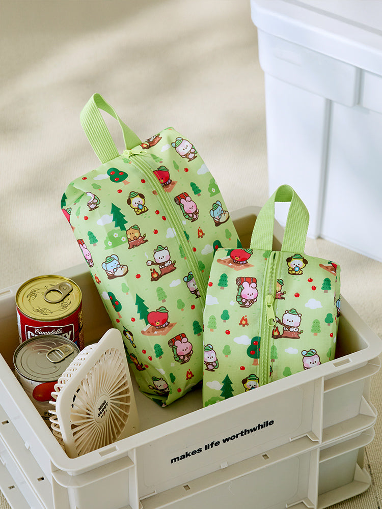 BT21 Mini Scout Multi Pouch Set (GREEN)