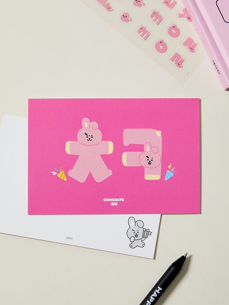 BT21 Suvenir Korean Postcard
