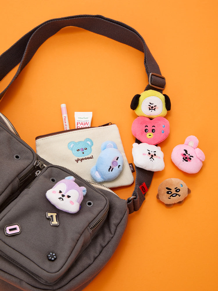 BT21 today's mood random face doll brooch (1 piece)
