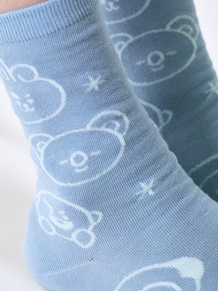 BT21 Basic Jacquard Socks Candy Gift Set (2 PCS)