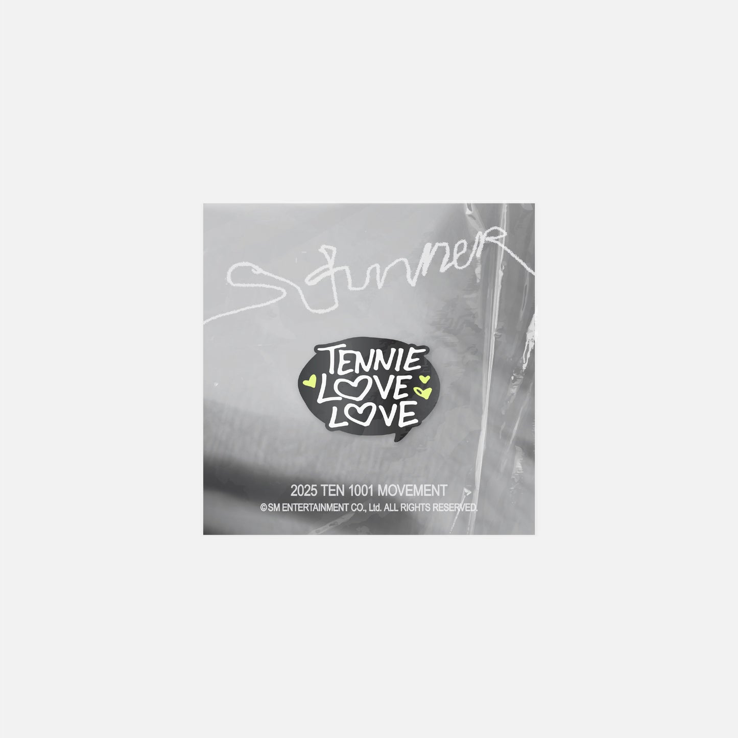 BADGE [HANDWRITING ver.] - 2025 TEN CONCERT 1001 MOVEMENT 'STUNNER' IN SEOUL MD
