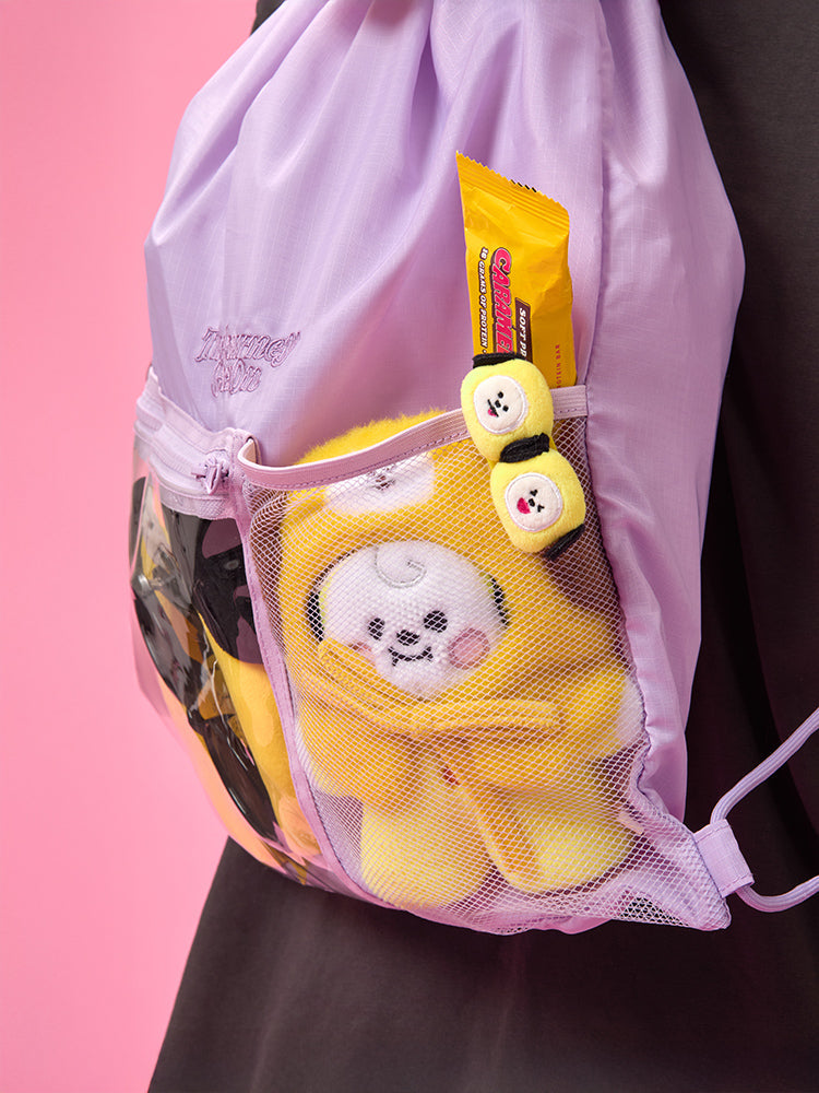 BT21 The Journey Transparent Pocket String Backpack