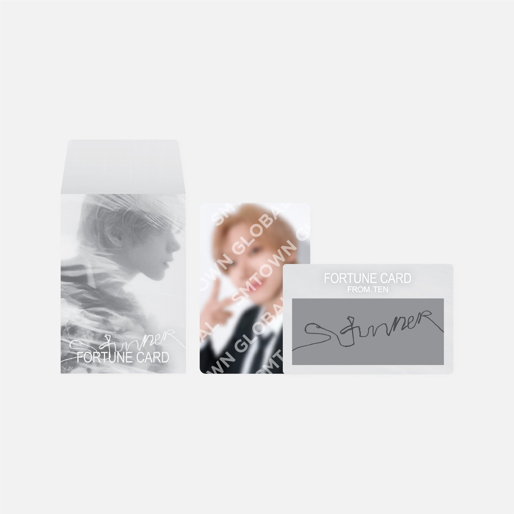 FORTUNE SCRATCH CARD SET - 2025 TEN CONCERT 1001 MOVEMENT 'STUNNER' IN SEOUL MD