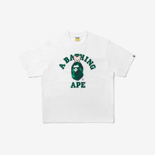 BAPE X Stray Kids FoxI.Ny COLLEGE TEE M (I.N) - BAPE X Stray Kids