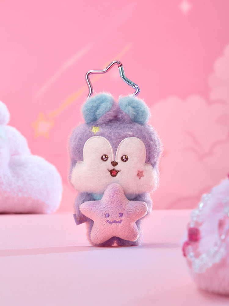 BT21 The Journey Purple Star doll key ring