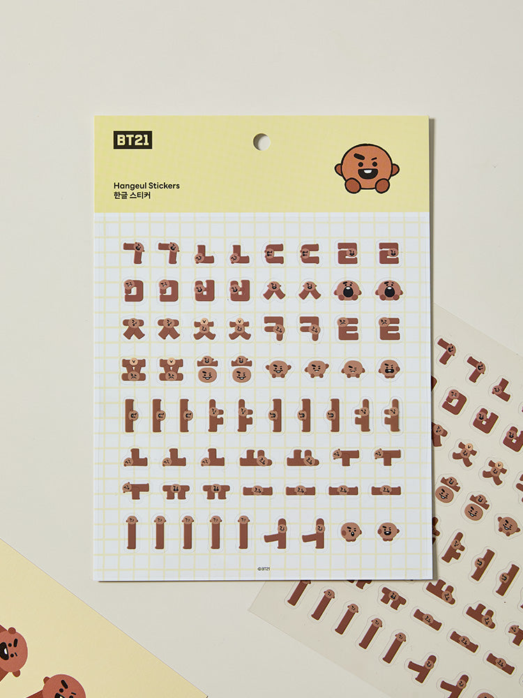 BT21 Suvenir Korean Sticker