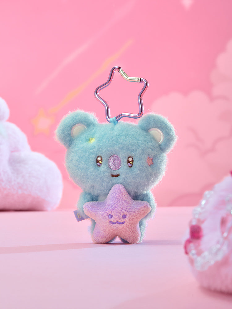 BT21 The Journey Purple Star doll key ring