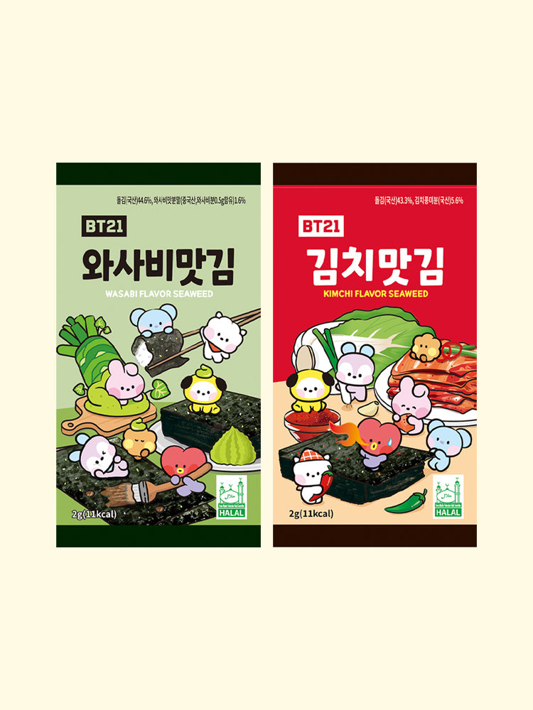BT21 seasoned laver (2 g, 16 pieces)