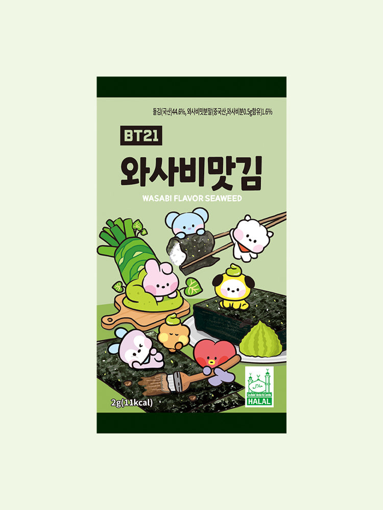 BT21 seasoned laver (2 g, 16 pieces)