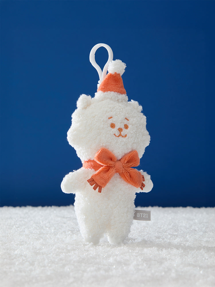 BT21 Snowman doll key ring