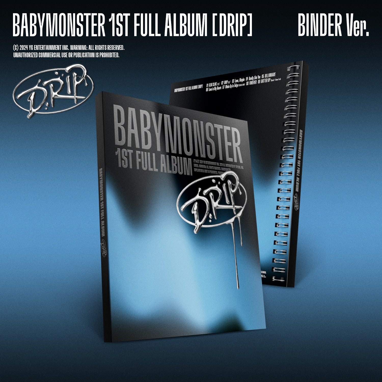 BABYMONSTER 1st FULL ALBUM [DRIP] BINDER Ver. - YG SELECT