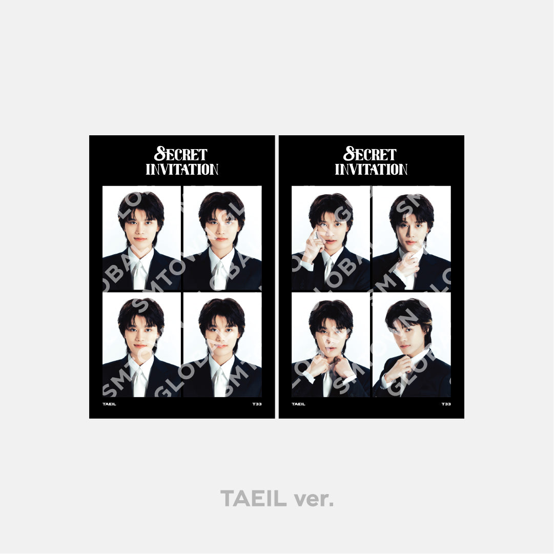 4 CUT PHOTO SET - 2024 NCT 127 8th ANNIVERSARY FANMEETING '8ECRET INVITATION' MD