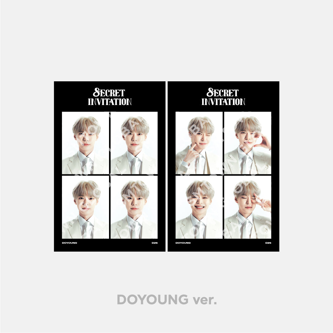 4 CUT PHOTO SET - 2024 NCT 127 8th ANNIVERSARY FANMEETING '8ECRET INVITATION' MD