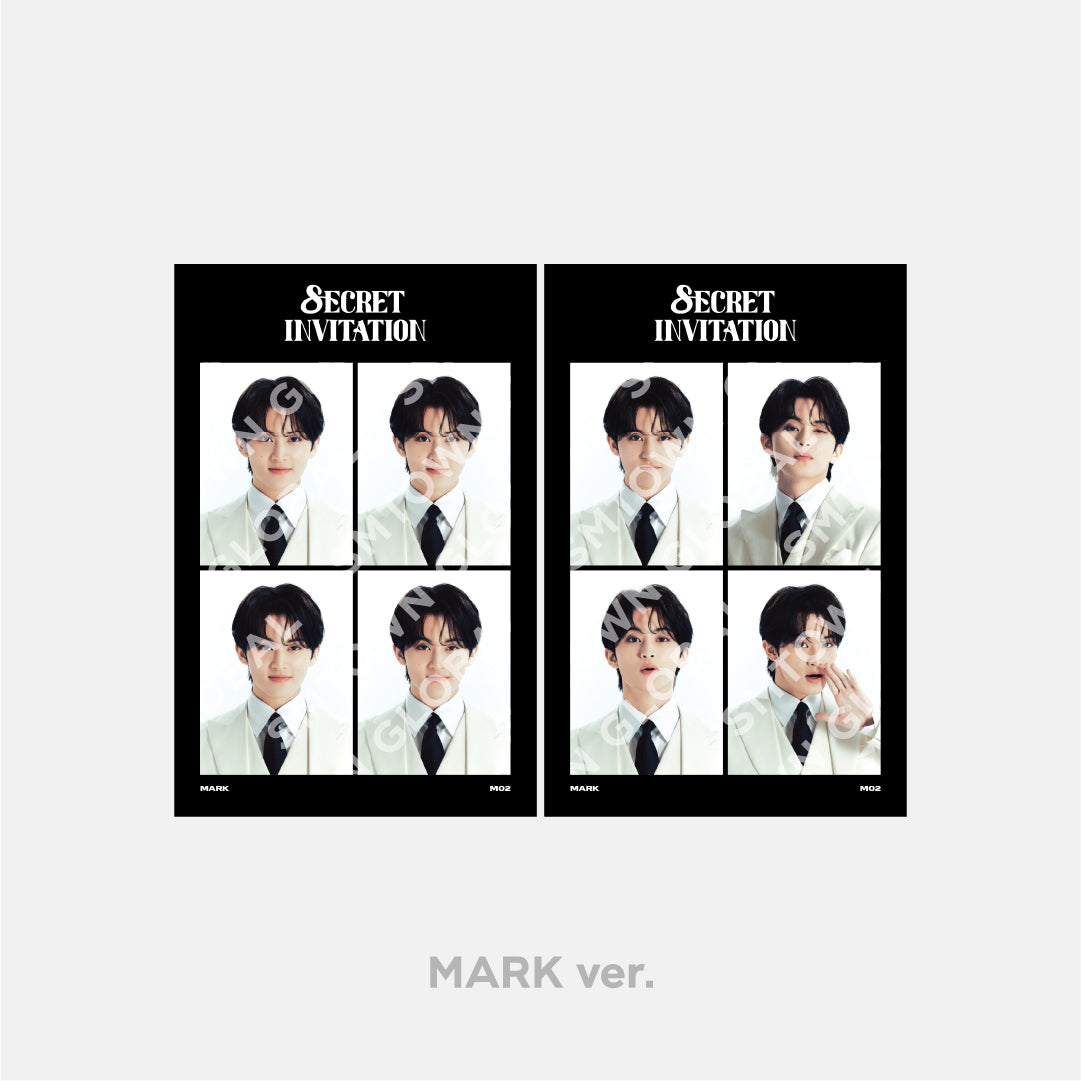 4 CUT PHOTO SET - 2024 NCT 127 8th ANNIVERSARY FANMEETING '8ECRET INVITATION' MD