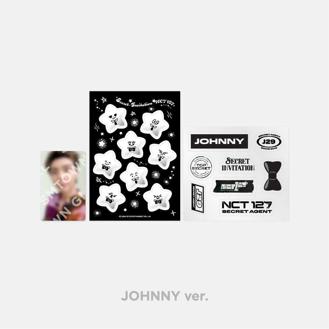 DECO STICKER SET - 2024 NCT 127 8th ANNIVERSARY FANMEETING '8ECRET INVITATION' MD