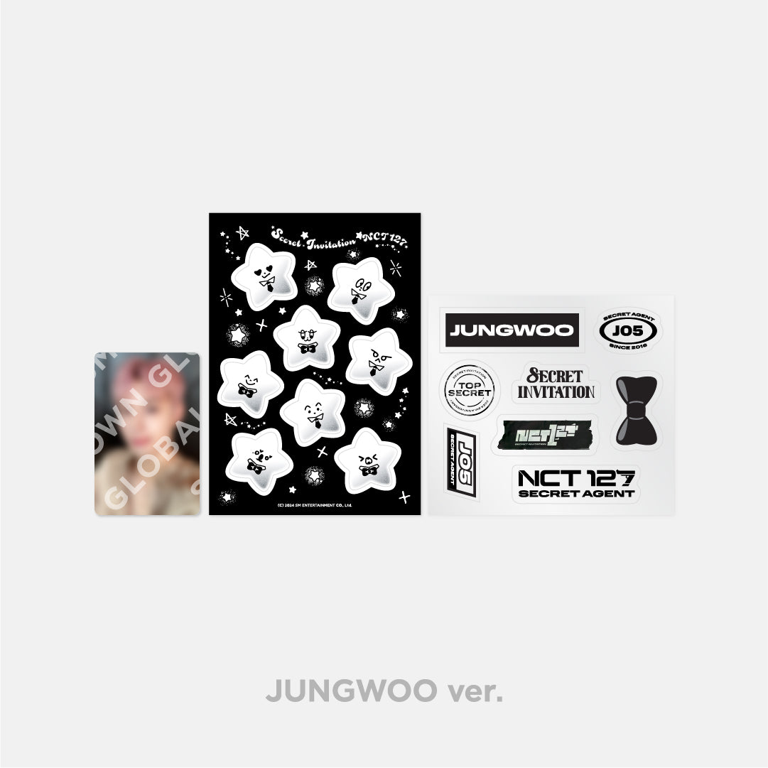 DECO STICKER SET - 2024 NCT 127 8th ANNIVERSARY FANMEETING '8ECRET INVITATION' MD