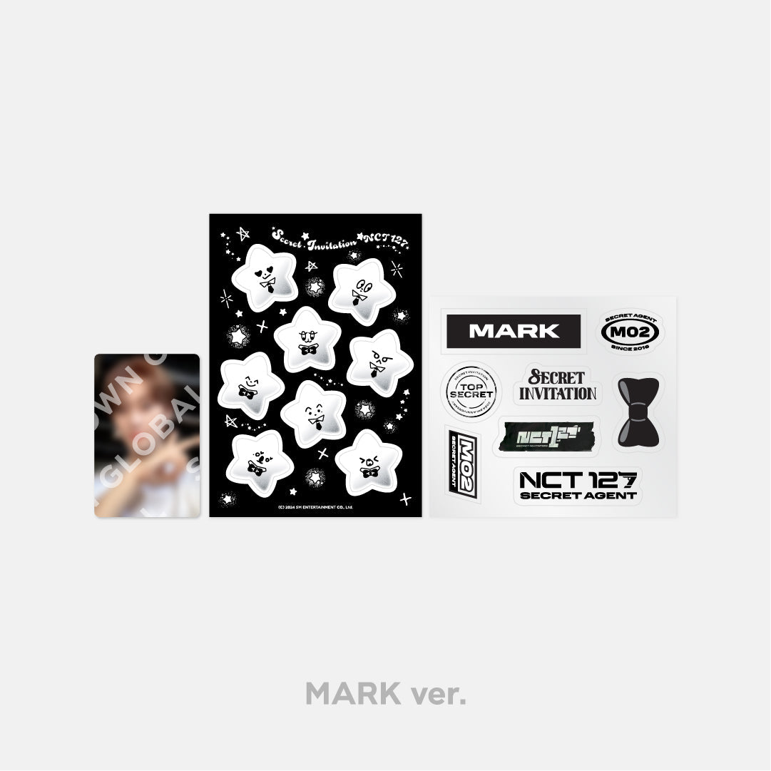 DECO STICKER SET - 2024 NCT 127 8th ANNIVERSARY FANMEETING '8ECRET INVITATION' MD
