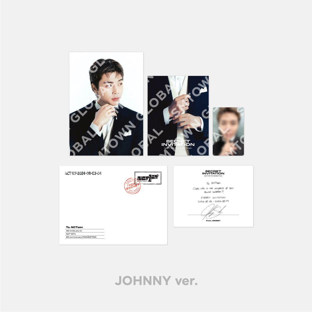 INVITATION SET - 2024 NCT 127 8th ANNIVERSARY FANMEETING '8ECRET INVITATION' MD