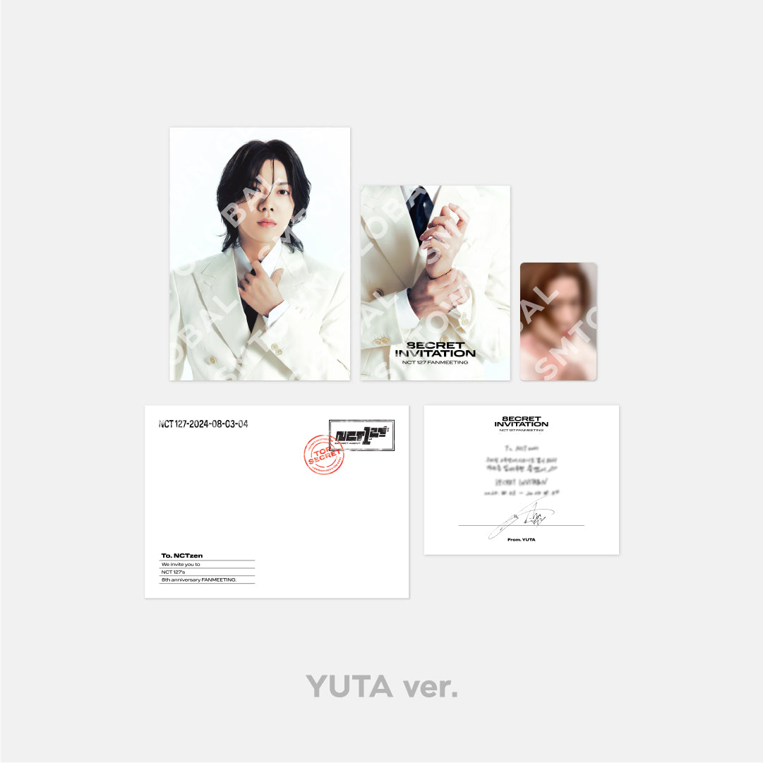 INVITATION SET - 2024 NCT 127 8th ANNIVERSARY FANMEETING '8ECRET INVITATION' MD
