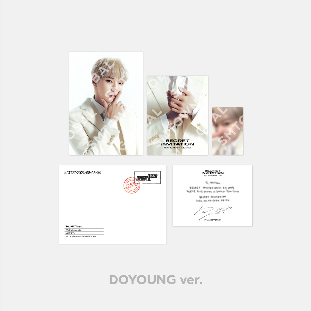 INVITATION SET - 2024 NCT 127 8th ANNIVERSARY FANMEETING '8ECRET INVITATION' MD
