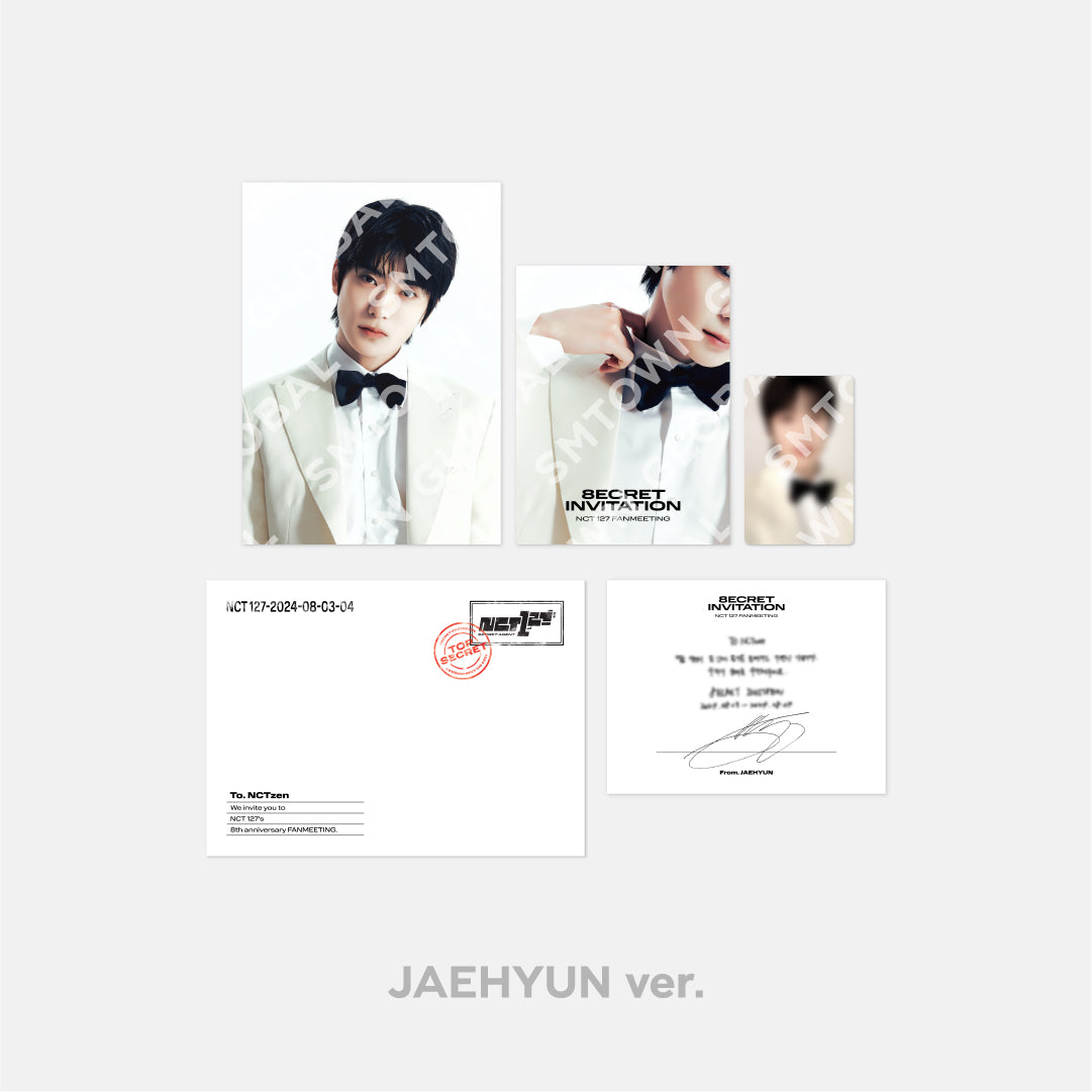 INVITATION SET - 2024 NCT 127 8th ANNIVERSARY FANMEETING '8ECRET INVITATION' MD