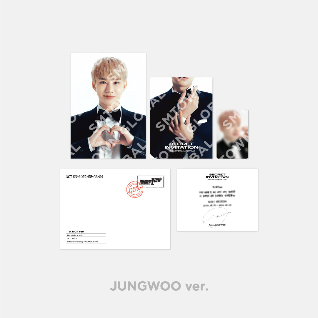 INVITATION SET - 2024 NCT 127 8th ANNIVERSARY FANMEETING '8ECRET INVITATION' MD