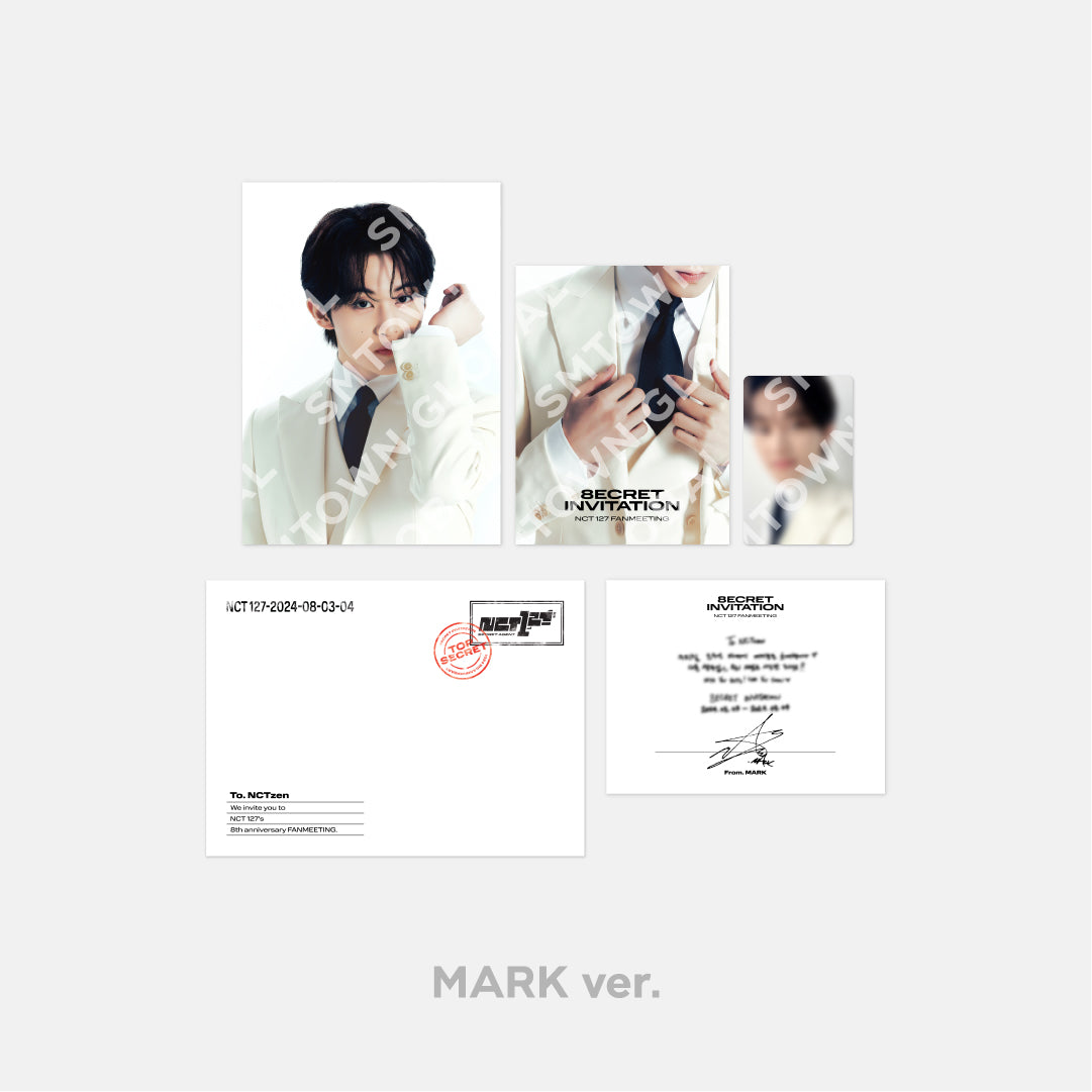 INVITATION SET - 2024 NCT 127 8th ANNIVERSARY FANMEETING '8ECRET INVITATION' MD