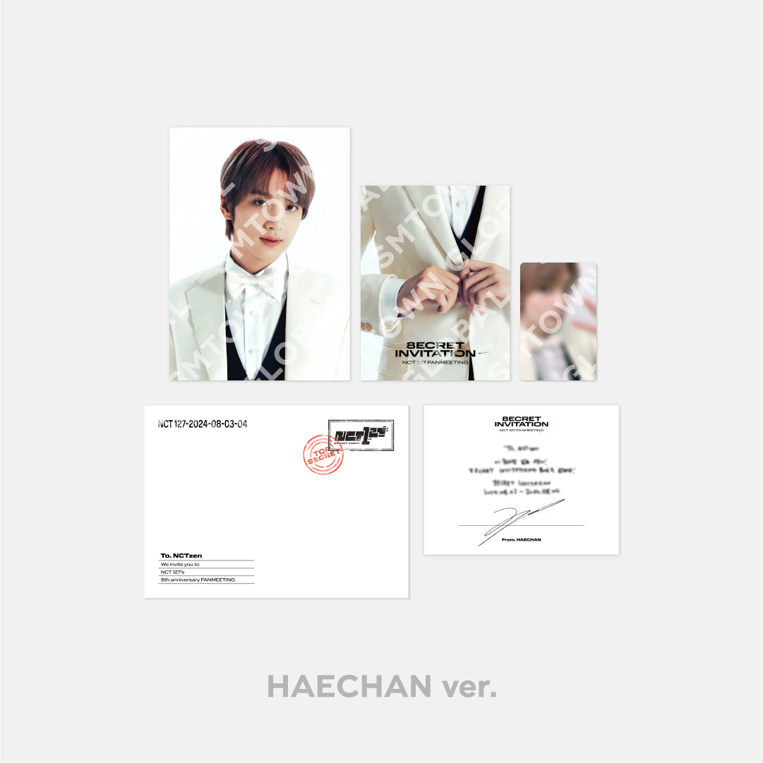 INVITATION SET - 2024 NCT 127 8th ANNIVERSARY FANMEETING '8ECRET INVITATION' MD