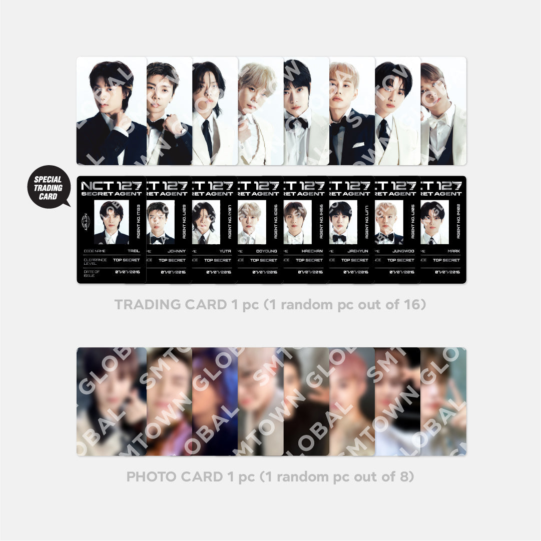 RANDOM TRADING CARD SET - 2024 NCT 127 8th ANNIVERSARY FANMEETING '8ECRET INVITATION' MD