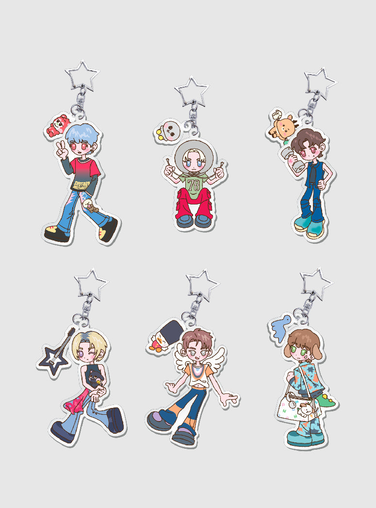 ACRYLIC KEY RING - 2024 RIIZE FAN-CON 'RIIZING DAY' FINALE MD