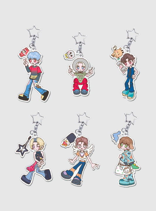 ACRYLIC KEY RING - 2024 RIIZE FAN-CON 'RIIZING DAY' FINALE MD