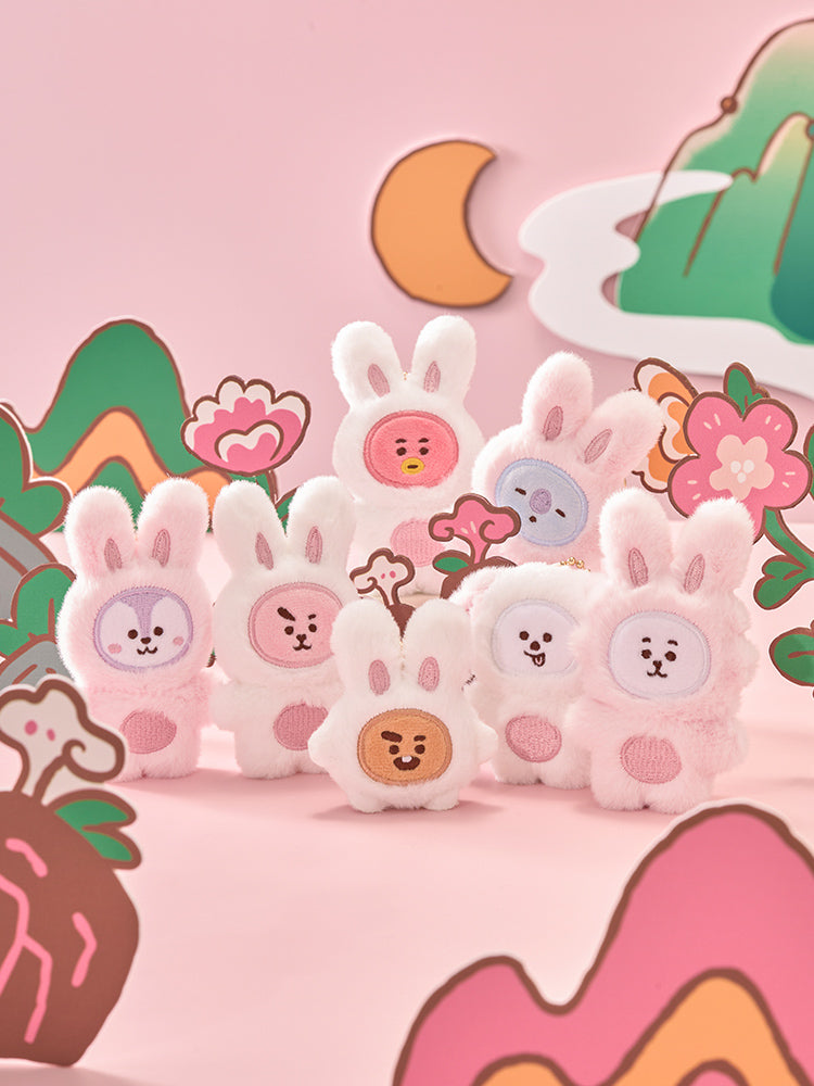 BT21 K-Rabbit Flat Doll Key Ring
