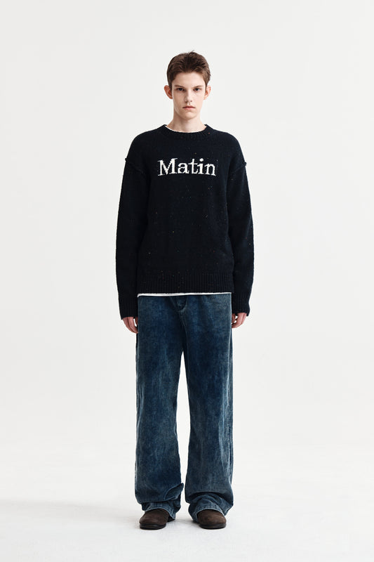 WASED CORDUROY PANTS FOR MEN IN BLUE
