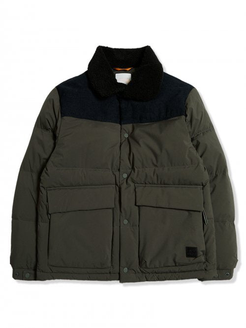 CRDURROY-P (Corduroy P) UNI Down Jacket_Dark Khaki