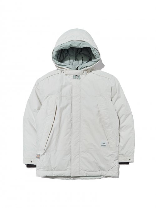 CORDURA-L (Corduroy L) UNI Long Length Down Jacket_Light Gray