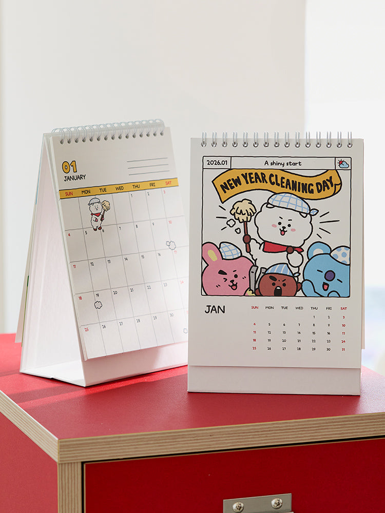 BT21 2026 Tabletop Calendar