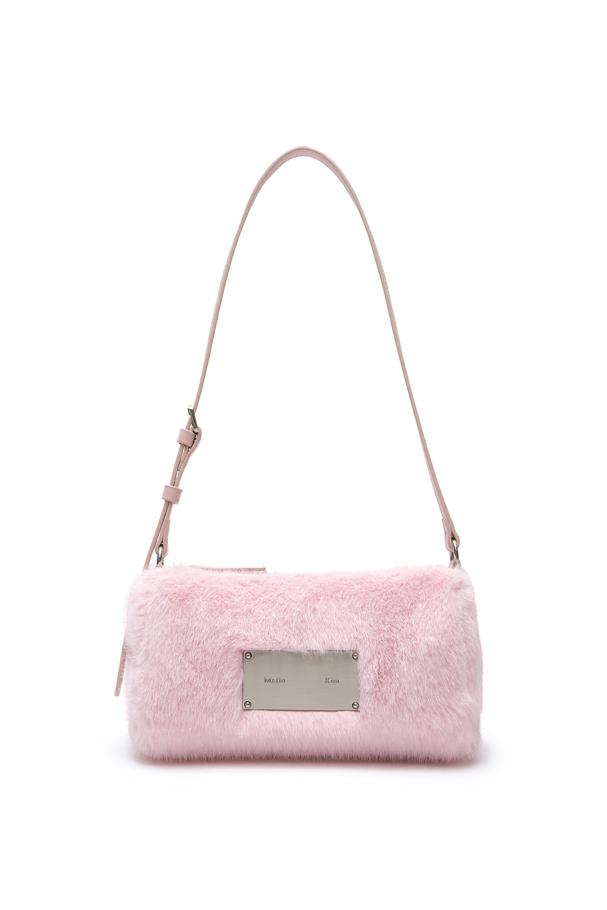 SOFT FUR MINI SHOULDER BAG IN PINK