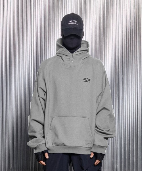 ESSENTIAL OVERSIZED HOODIE [GREY]