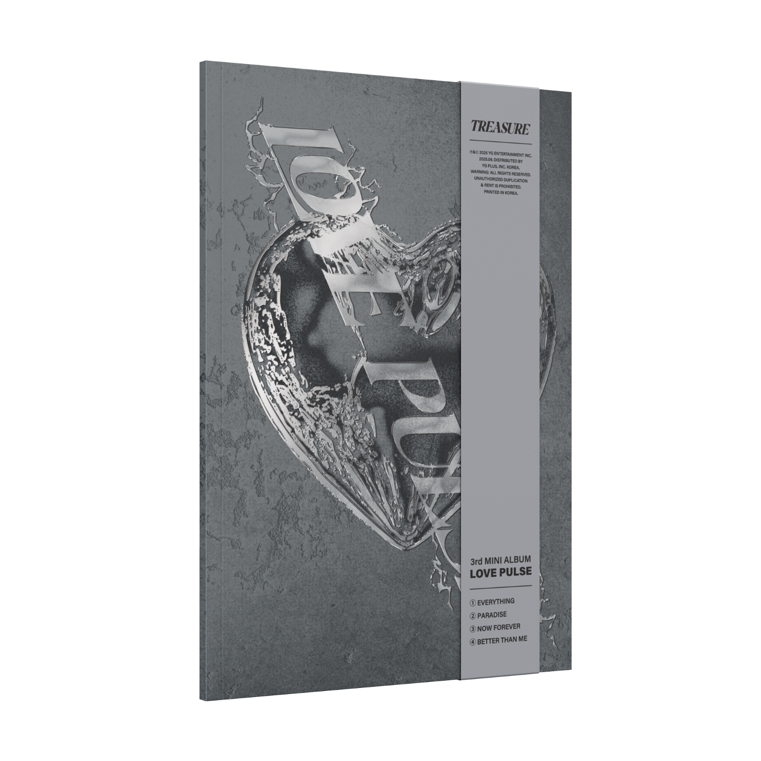 TREASURE 3rd MINI ALBUM [LOVE PULSE] METAL VER. - YG SELECT