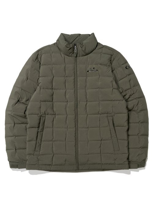 CROIFFLE (Croiffle) Men's Tube Slim Down Jacket_Dark Khaki