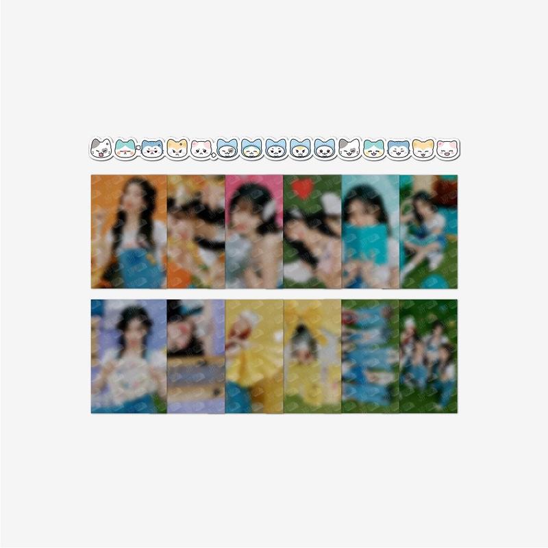 ITZY POSTCARD & MASKING TAPE SET - MIDZY′S CELLS